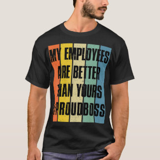 Camiseta Vintage Retro Funcionário Apreciação Ofertas Funny