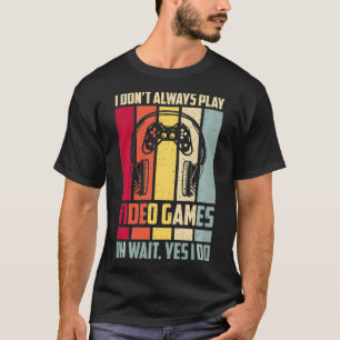 Camiseta Vintage Retro Gamer Para Jovens