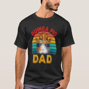 Camiseta Vintage Retro Guiné Pig Pai Correspondente Fathe F