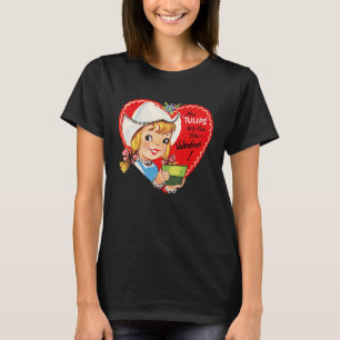 Camiseta Vintage Retro Happy Valentines Day Cowg