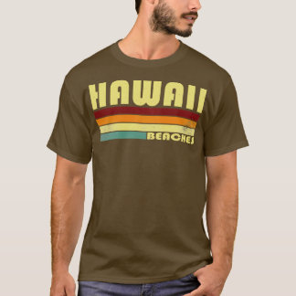 Camiseta Vintage Retro Hawaii Beaches Vacage
