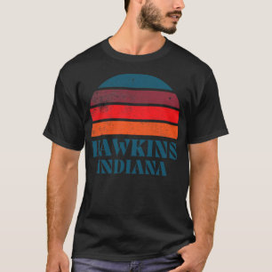 Camiseta Vintage Retro Hawkins Indiana 3