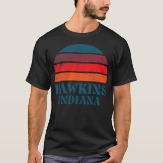 Camiseta Vintage Retro Hawkins Indiana 3