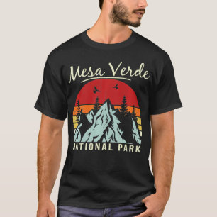 Camiseta Vintage Retro Hiking Camping Mesa Verde