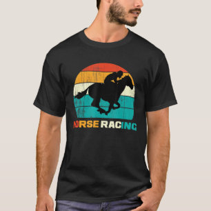 Camiseta Vintage Retro Horse Racing For Horse Racing
