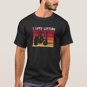 Camiseta Vintage Retro I Love Lifretil Forkleving Driver Pr