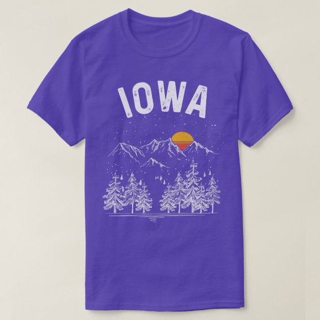 Camiseta Vintage Retro Iowa State (Frente do Design)