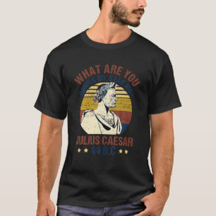 Camiseta Vintage Retro Júlio César O Que Você Vai Fazer