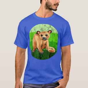 Camiseta Vintage Retro Kinkajou Forest Green Honey Bear Nig