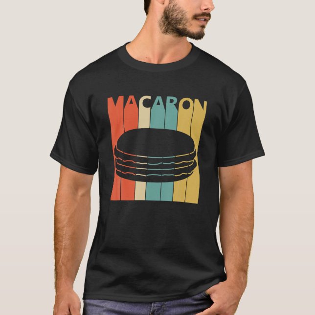 Camiseta Vintage Retro Macarons T shirt (Frente)