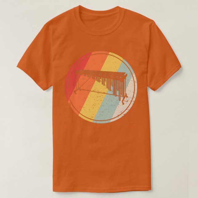 Camiseta Vintage Retro Marimba (Frente do Design)