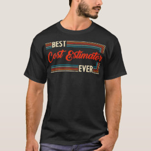 Camiseta Vintage Retro Melhor Avaliador de Custos Ever Worl