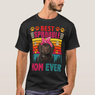 Camiseta Vintage Retro Melhor Espelho Mamãe Cachorro Cachor