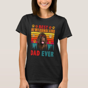 Camiseta Vintage Retro Melhor Pai Da Terra Nova Cachorro Al