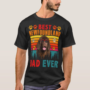 Camiseta Vintage Retro Melhor Pai Da Terra Nova Cachorro Al