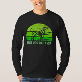 Camiseta Vintage Retro Melhor Pai de Cachorro Dálmata de To