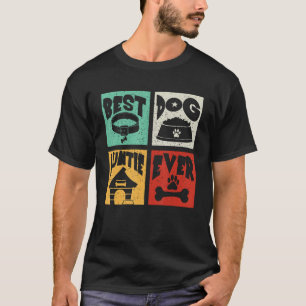 Camiseta Vintage Retro Melhor Tia Cachorro Alguma Vez Corre