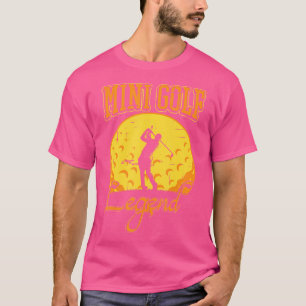 Camiseta Vintage Retro Mini Golf Legenda Funny Mini Golfer 