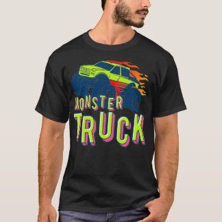 Camiseta Vintage Retro Monster Truck Racing