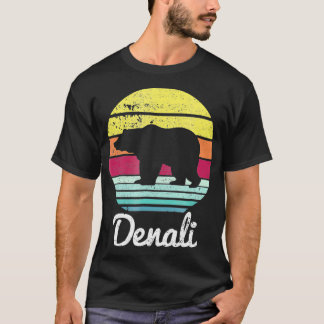 Camiseta Vintage Retro Monte Denali National Park Alaska Be