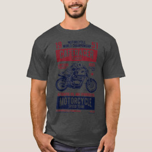Camiseta Vintage Retro Motorcycle Merch Biker Stuff Café R
