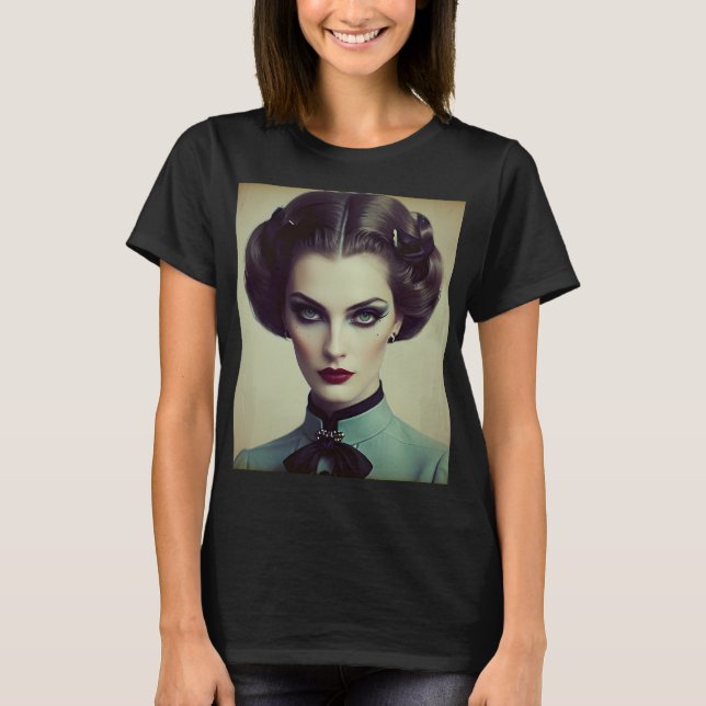 Camiseta Vintage retro mulher (Frente)