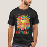 Camiseta Vintage Retro My Birthday Giraffe Animal Kids<br><div class="desc">Vintage Retrai As Crianças De Animais Da Girafa De Aniversário.</div>