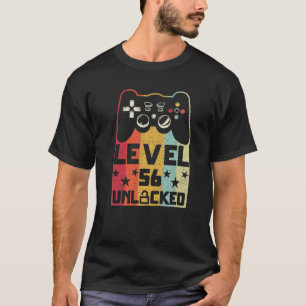 Camiseta Vintage Retro Nível 56 Vídeo Jogo Desbloqueado 5