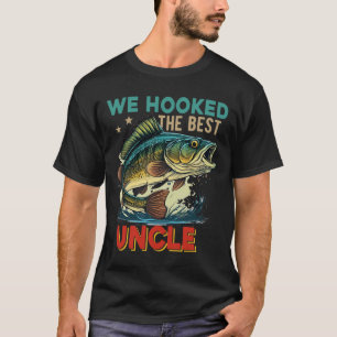 Camiseta Vintage Retro Nós Fisgamos O Melhor Tio Dia Dos Pa