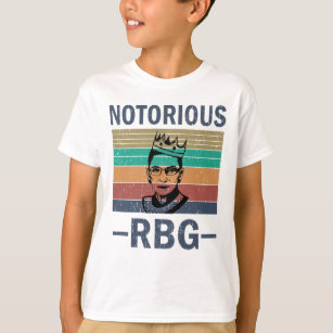 Camiseta Vintage Retro Notorioso RBG Ruth Bader Ginsburg