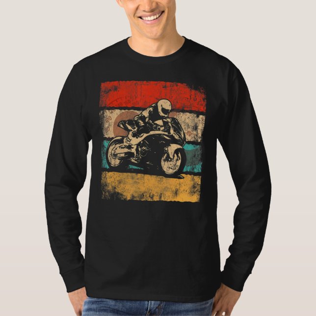 Camiseta Vintage Retro Off Road Motocross Dirt B (Frente)