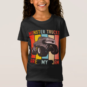Camiseta Vintage Retro - Os Caminhões Monstros São O Meu 