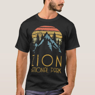 Camiseta Vintage Retro Parque Nacional Zion Utah