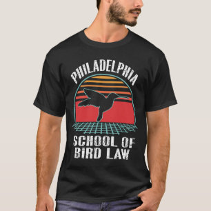 Camiseta Vintage Retro Philadelphia School Of Bird