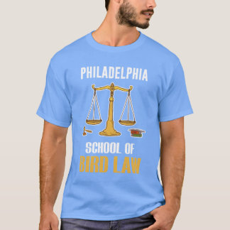 Camiseta Vintage Retro Philadelphia School Of Bird Law Funn
