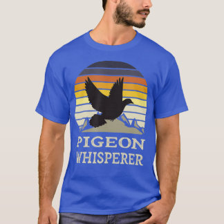 Camiseta Vintage Retro Pigeon Whisperer para um Pássaro Lov