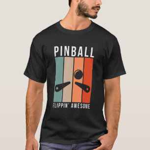Camiseta Vintage Retro Pinball Flippin Incrível Pinball Mac