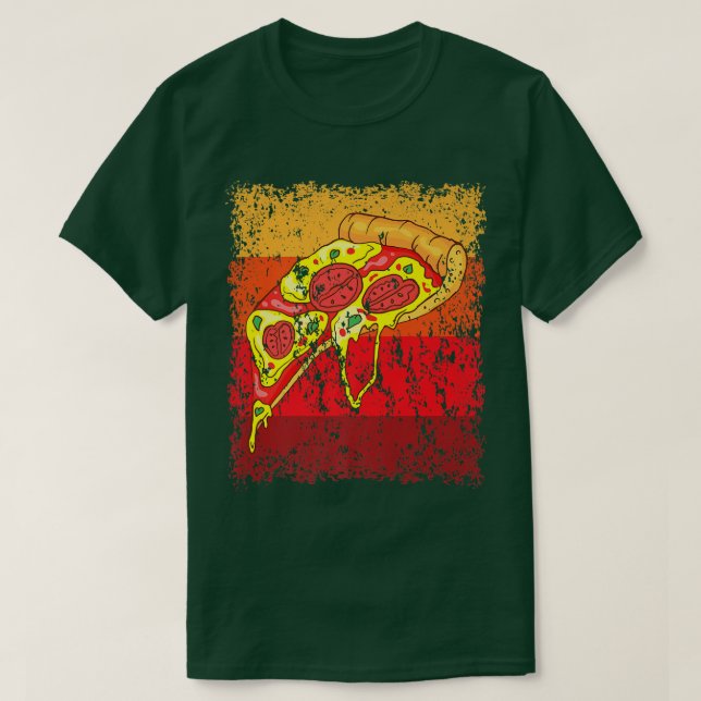 Camiseta Vintage Retro Pizza 1832  (Frente do Design)