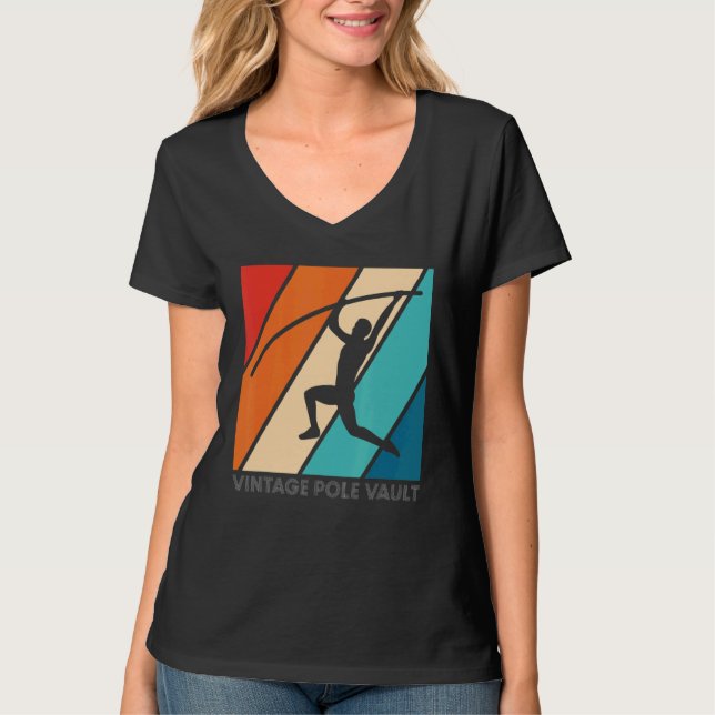 Camiseta Vintage Retro Polle Vault 1 (Frente)