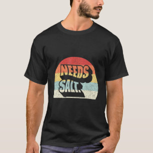 Camiseta Vintage Retro Precisa De Cozinhar De Sal Chef