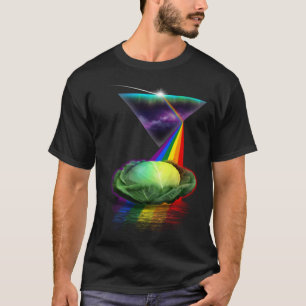 Camiseta Vintage Retro Prism Cabbage