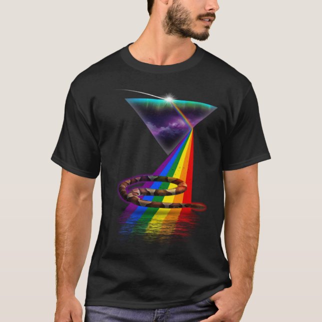 Camiseta Vintage Retro Prism Copperhead Cobra (Frente)