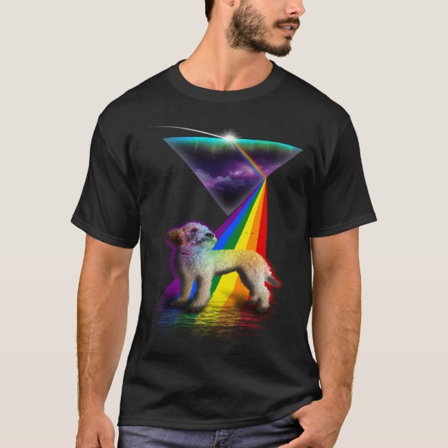 Camiseta Vintage Retro Prism Lagotto Romagnolo (Frente)
