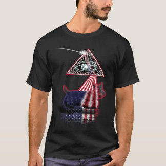 Camiseta Vintage Retro Prisma Bandeira Americana Patterdale