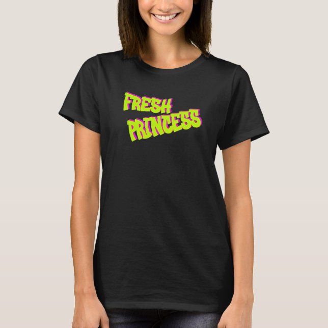 Camiseta Vintage & Retro Projetado Princesa Fresca Na Moda  (Frente)