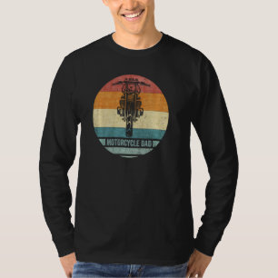 Camiseta Vintage Retro Proud Motocicleta Pai Silho