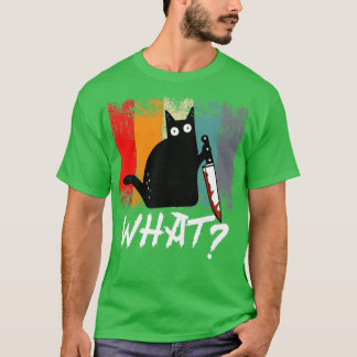 Camiseta Vintage Retro que gato para mulheres amantes de ga
