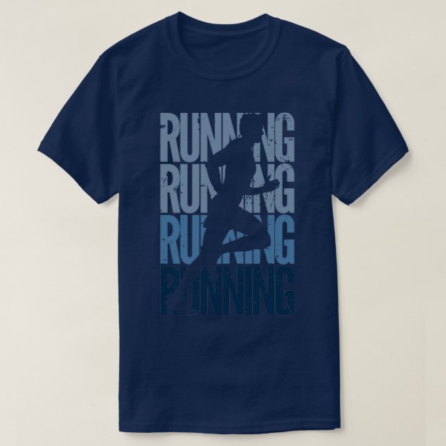 Camiseta Vintage Retro Running Para Maraton Runners 5 (Frente do Design)