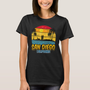 Camiseta Vintage Retro San Diego California Surf Beac