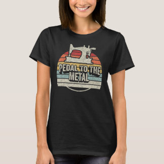 Camiseta Vintage Retro Sewing Machine Para Sew Seamstress